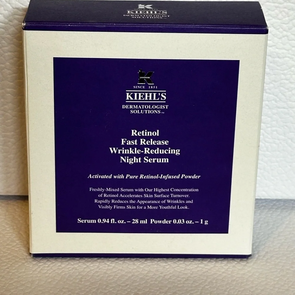 🆕 KIEHL’S Retinol Fast Release Wrinkle-Reducing Night Serum NIB / Sealed